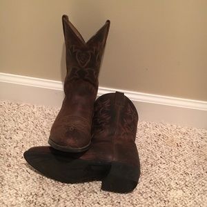Kids Leather Ariat Cowboy Boots